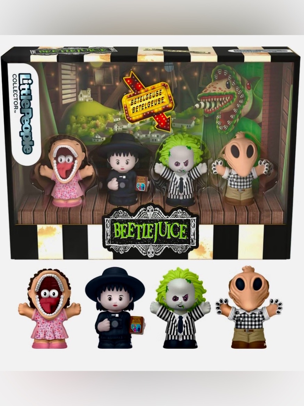 Fisher-Price Little People Beetlejuice Figurine Set-Sealed